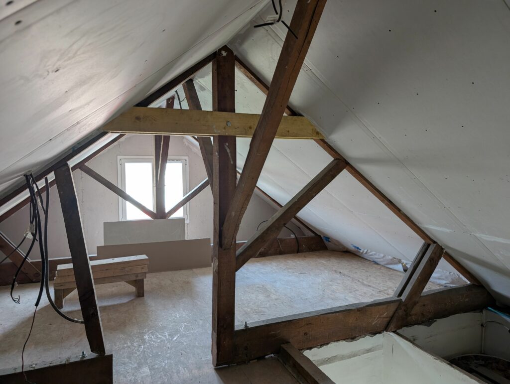 Plafond rampant comble Gujan Mestras