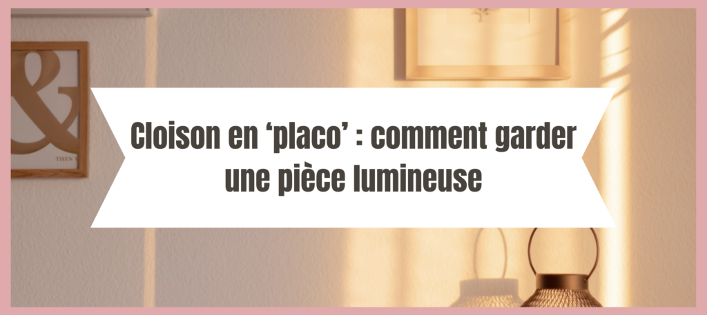Image mise en avant de l'article "Cloison en 'placo' : Comment garder une pièce lumineuse" par La Cloison Girondine (photo original par RyanK14)