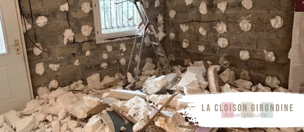 Image de l'article "Travaux de plâtrerie : budget, délais et étapes d’un chantier" par La Cloison Girondine