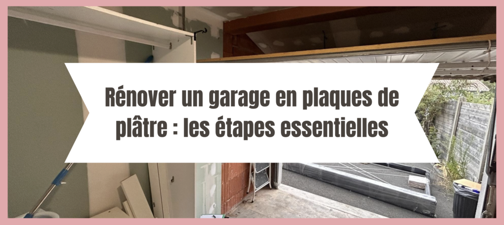 Image en-tête de l'article "Rénover un garage en plaques de plâtre: les étapes essentielles" par La Cloison Girondine